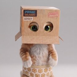 Cat wif Box