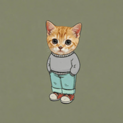 Just a chill cat